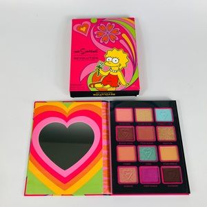 The Simpsons x Revolution Summer of Love Eyeshadow Palette 12 Shades NIB